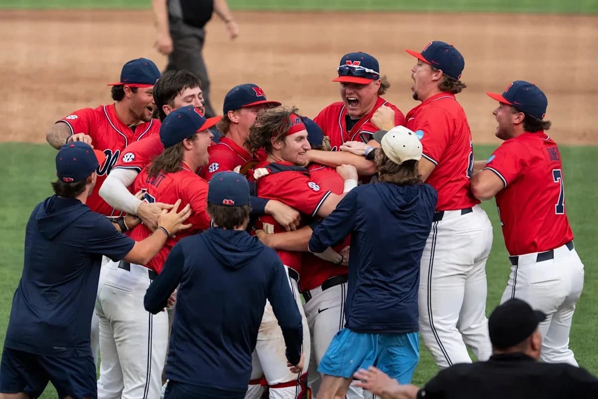Omaha Bound: Ole Miss sweeps Auburn Super Regional with 5-3 win in Game 2