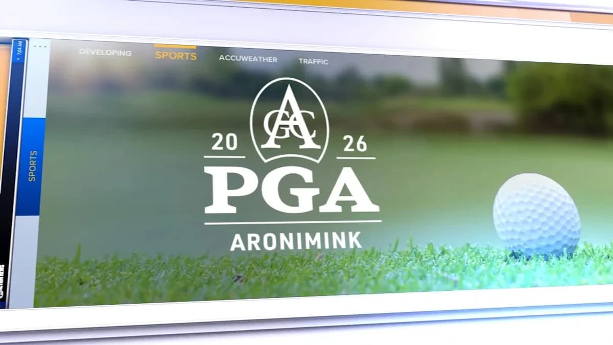 Opening rounds of PGA Championship tee off at Aronimink Golf Club in Newtown Square