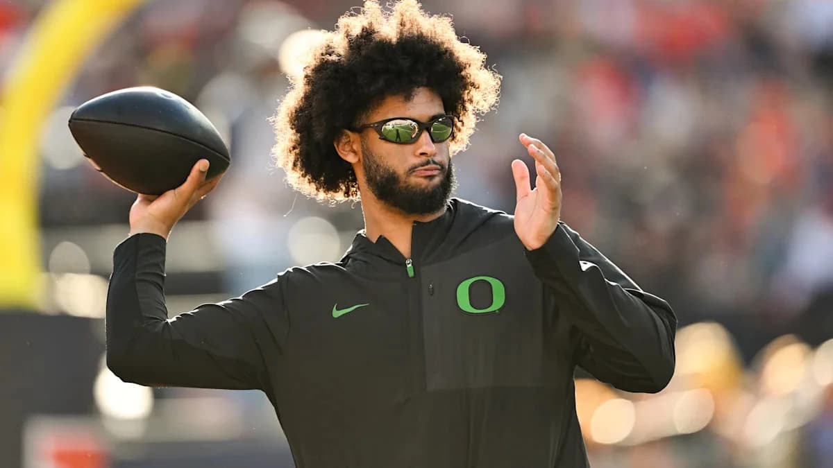 Oregon QB Dante Moore won't play rest of 2026 season after suffering concussion vs. USC