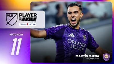 Orlando City SC Midfielder Martín Ojeda Voted MLS Player of the Matchday Presented by Michelob ULTRA
