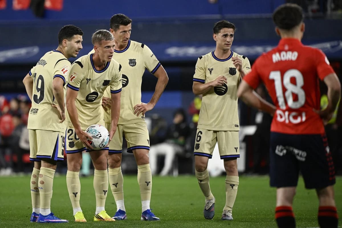 Osasuna - Barcelona 0-0, ACUM, pe Digi Sport 2. Gazdele au nimerit bara!