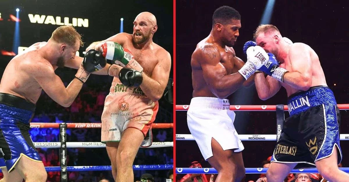 Otto Wallin explains his Tyson Fury vs Anthony Joshua pick after facing both: "He's fast and powerfu