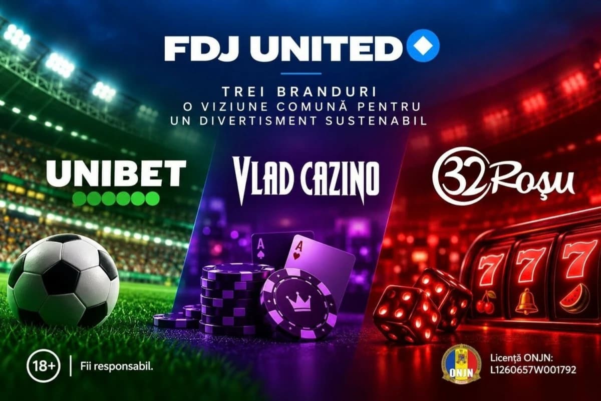 (P) FDJ UNITED: licență ONJN pentru următorii 10 ani. Grupul își consolidează prezența în România
