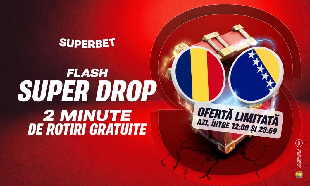 (P) Un nou Super Drop la Superbet, pentru o săptămână de top