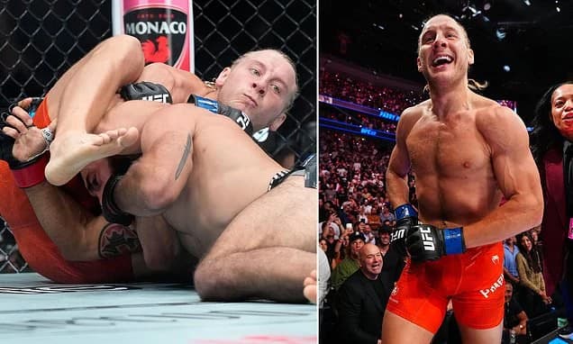 Paddy Pimblett completes stunning UFC 329 comeback with submission victory over Benoit Saint-Denis w