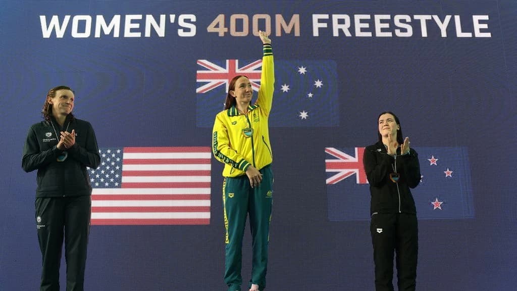 Pallister stuns Ledecky with first int'l 800m loss
