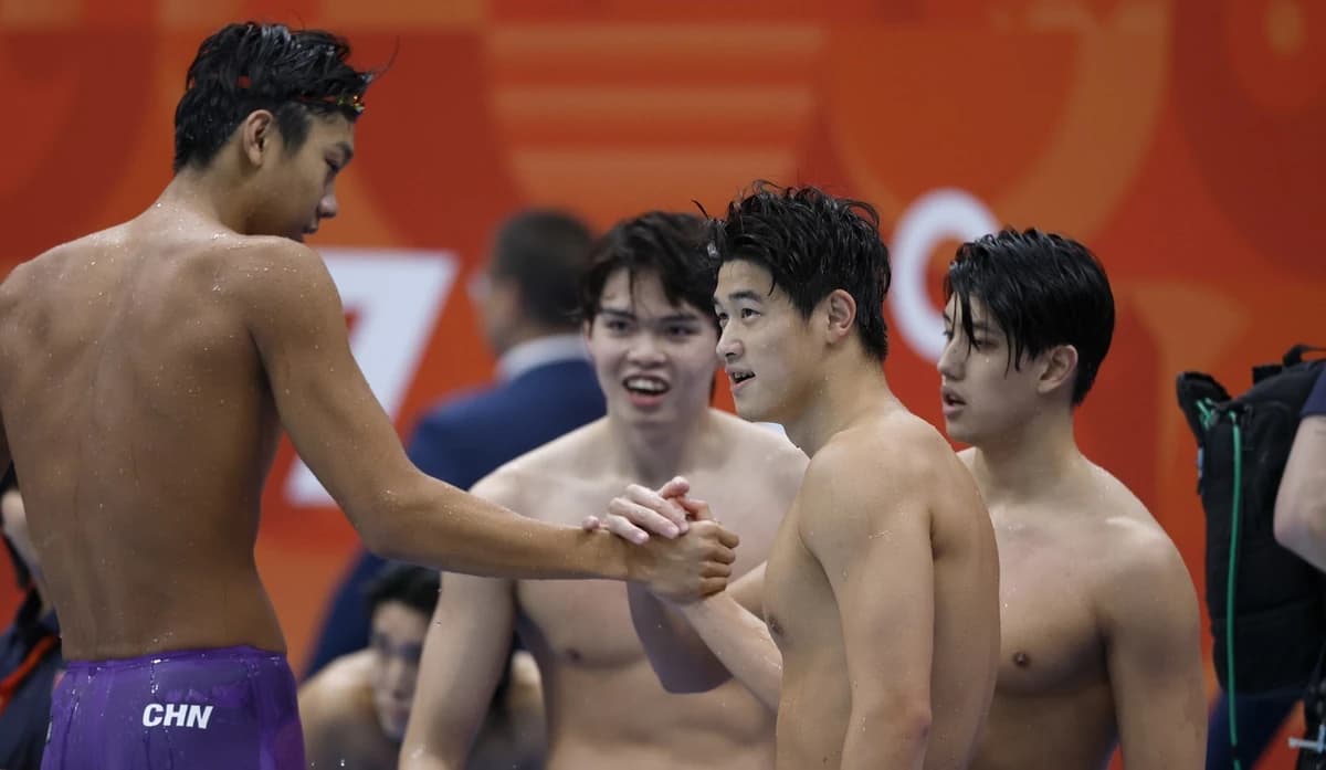 Pan Zhanle, învins categoric în China! Marele rival al lui David Popovici a pierdut în proba favorit