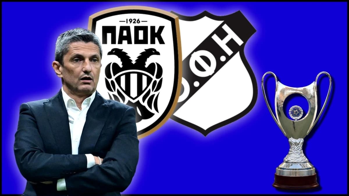 PAOK Salonic – OFI Creta, live video în finala Cupei Greciei. Răzvan Lucescu, protagonist!