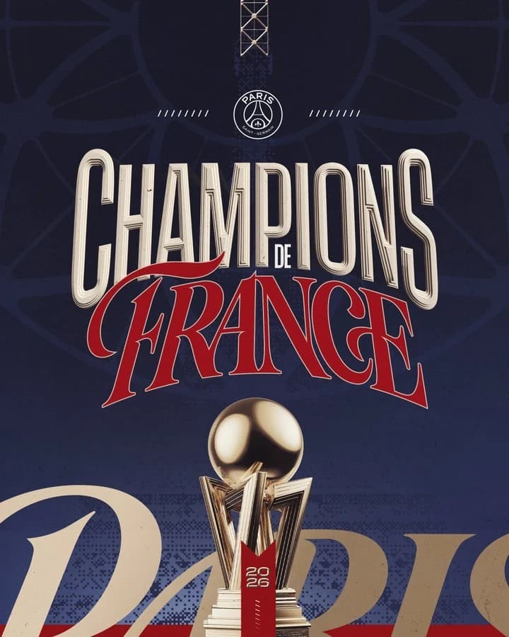 Paris Saint-Germain a câştigat al 14-lea titlu de campioană a Franţei, al cincilea consecutiv
