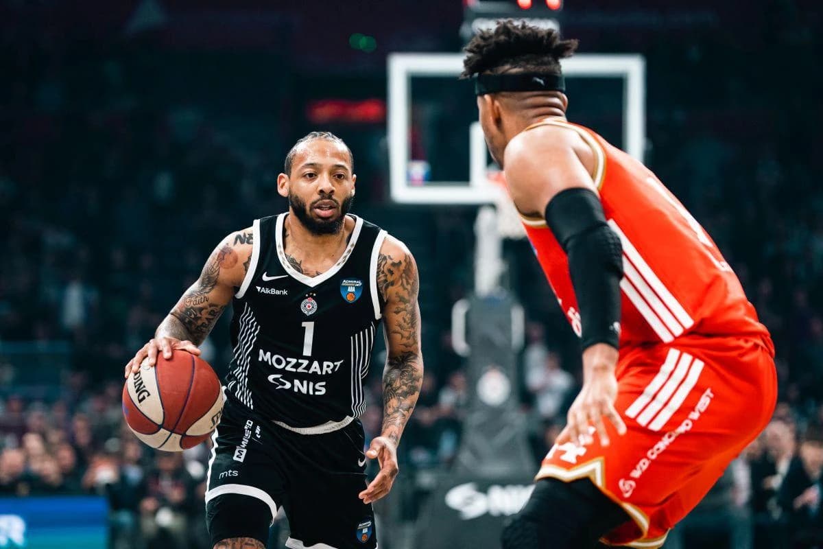 Partizan Belgrad, cu un joc dominant, s-a impus în derby-ul Ligii Adriatice și e la un pas de finală