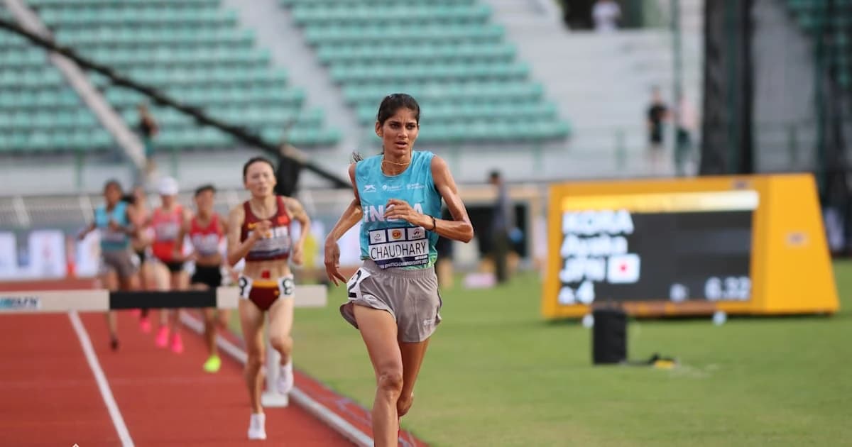Parul Chaudhary shaves six seconds off her own 5000m national record at athletics meet in France