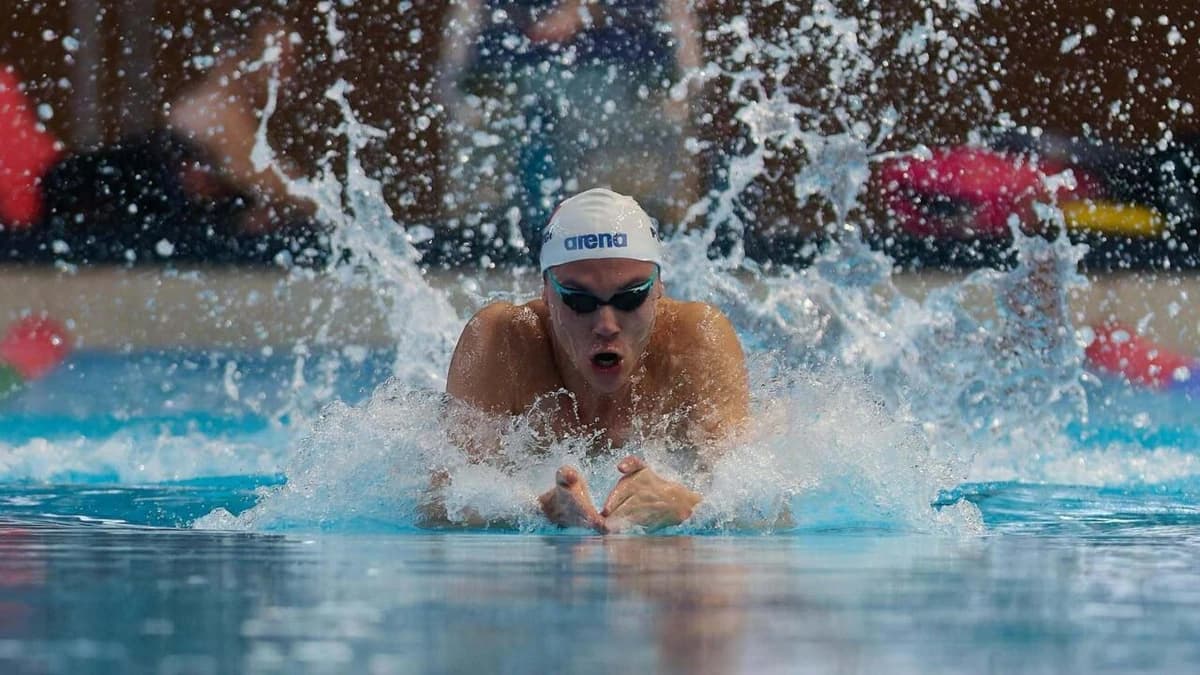 PASTILA DE SPORT - Popovici înoată la Sette Colli