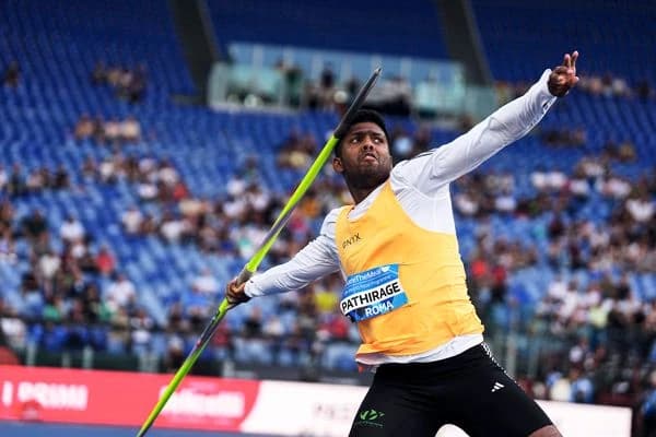 Pathirage and Cunningham break meeting records in Rome