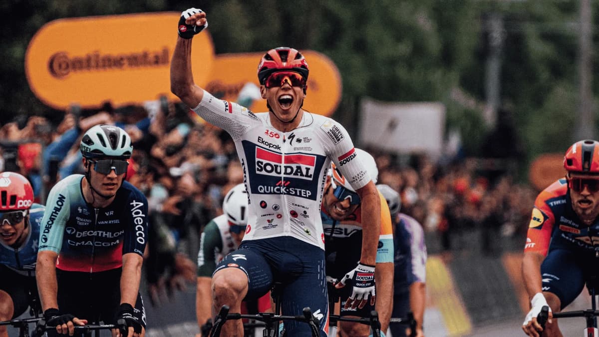 Paul Magnier takes first Grand Tour stage victory โ and cycling knows it's just the start