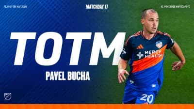 Pavel Bucha named to MLS Team of the Matchday for Matchday 17