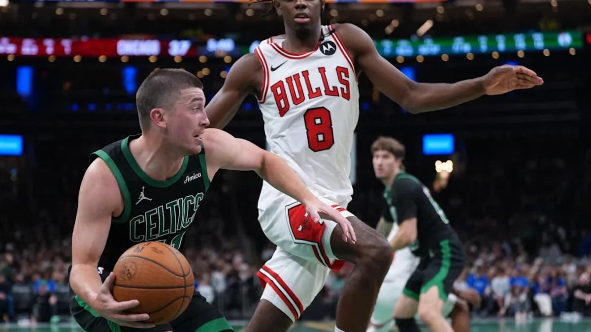 Payton Pritchard, Boston Celtics bully Chicago Bulls in 125-111 NBA Cup win (PHOTOS)