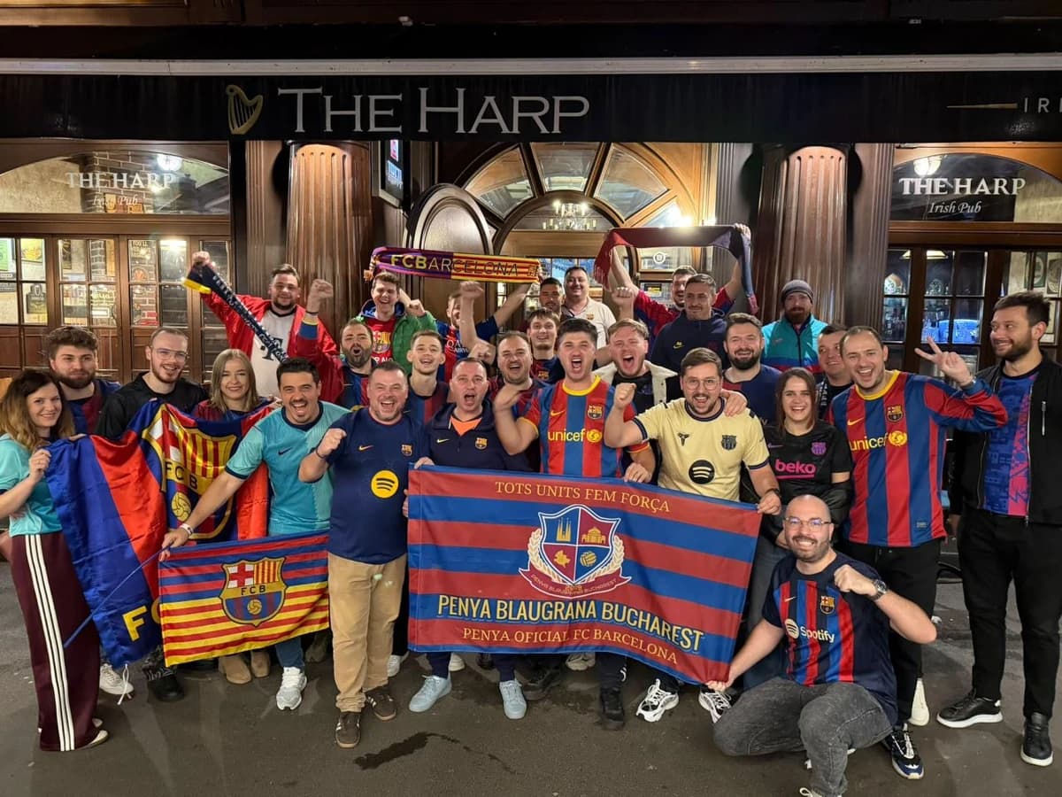 Penya Blaugrana Bucharest, echipa de suporteri români a Barcelonei! Omul din spatele fan clubului +