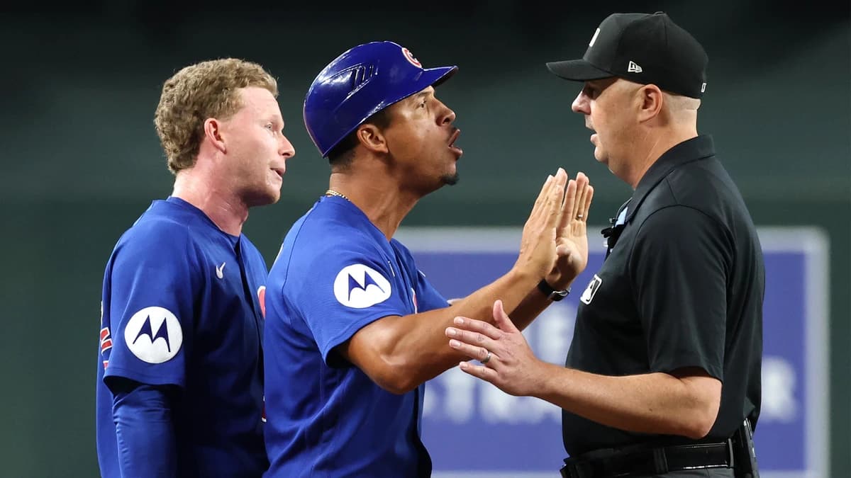 Pete Crow-Armstrong furious as controversial missed balk call costs Cubs a run in close loss to Diam