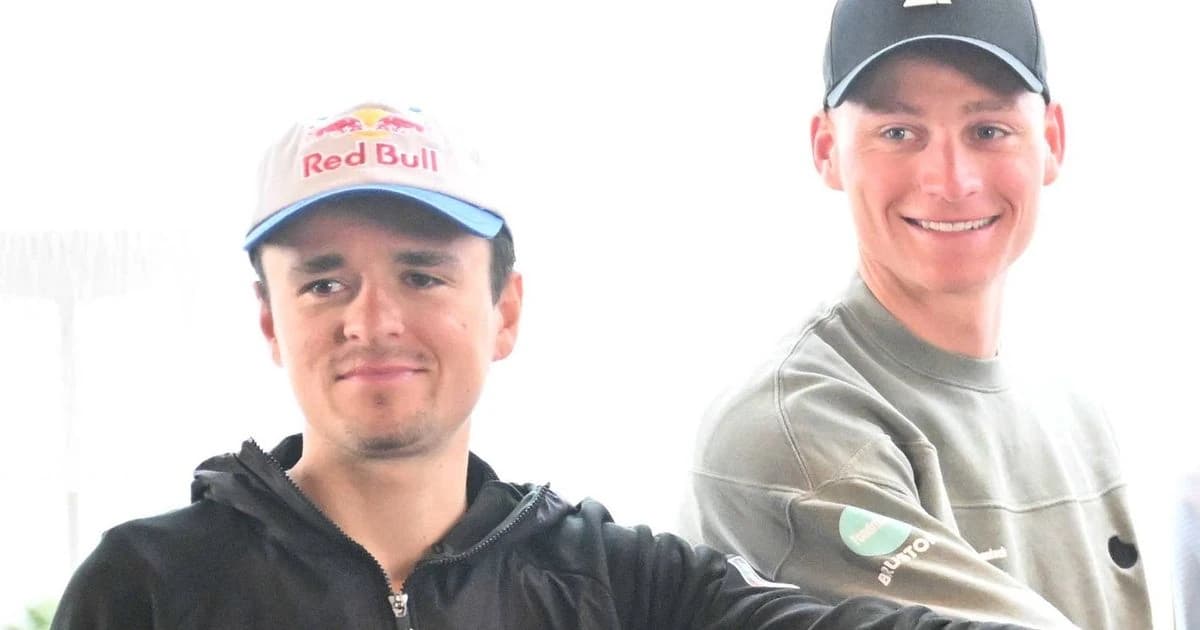 Pidcock 'glad' to beat Van der Poel on the mountain bike; now he's looking to beat him on the road,