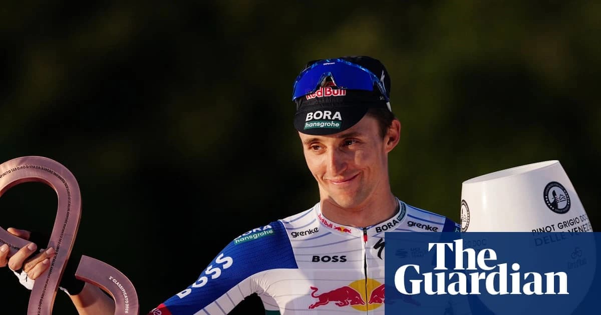 ‘Pinnacle of cycling’: Jai Hindley creates Australian history with Giro d’Italia podium hat-trick