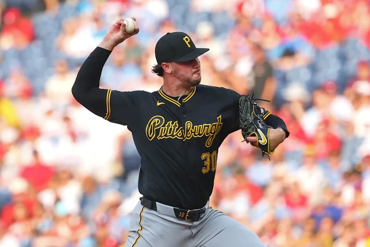 Pirates SP Paul Skenes gets tagged for career-worst 7 earned runs vs. Phillies