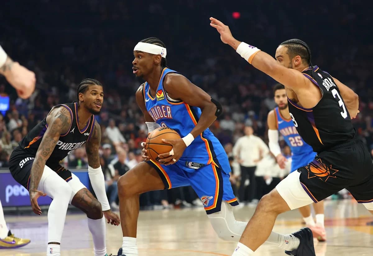 Player grades: Thunder complete sweep with 131-122 Game 4 win over Suns