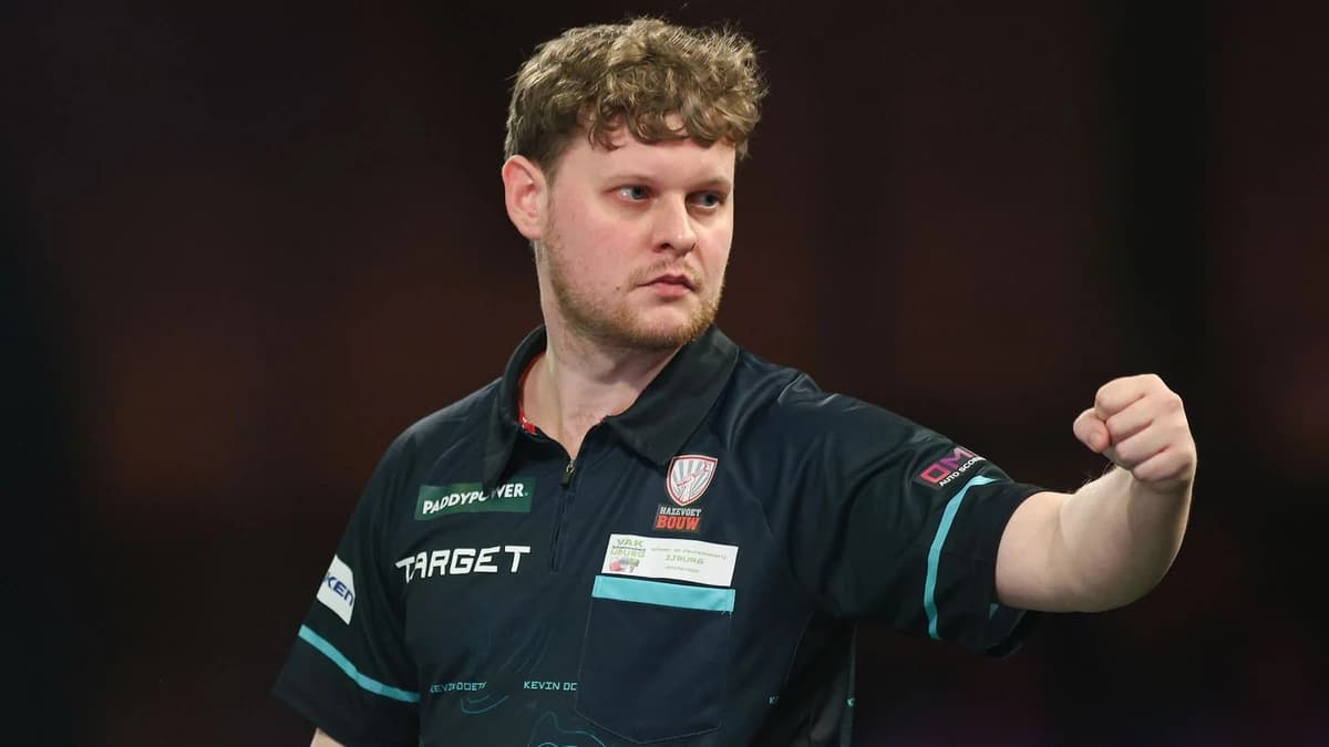 Players Championship 13: Kevin Doets wins maiden PDC ranking title as Michael van Gerwen exits early
