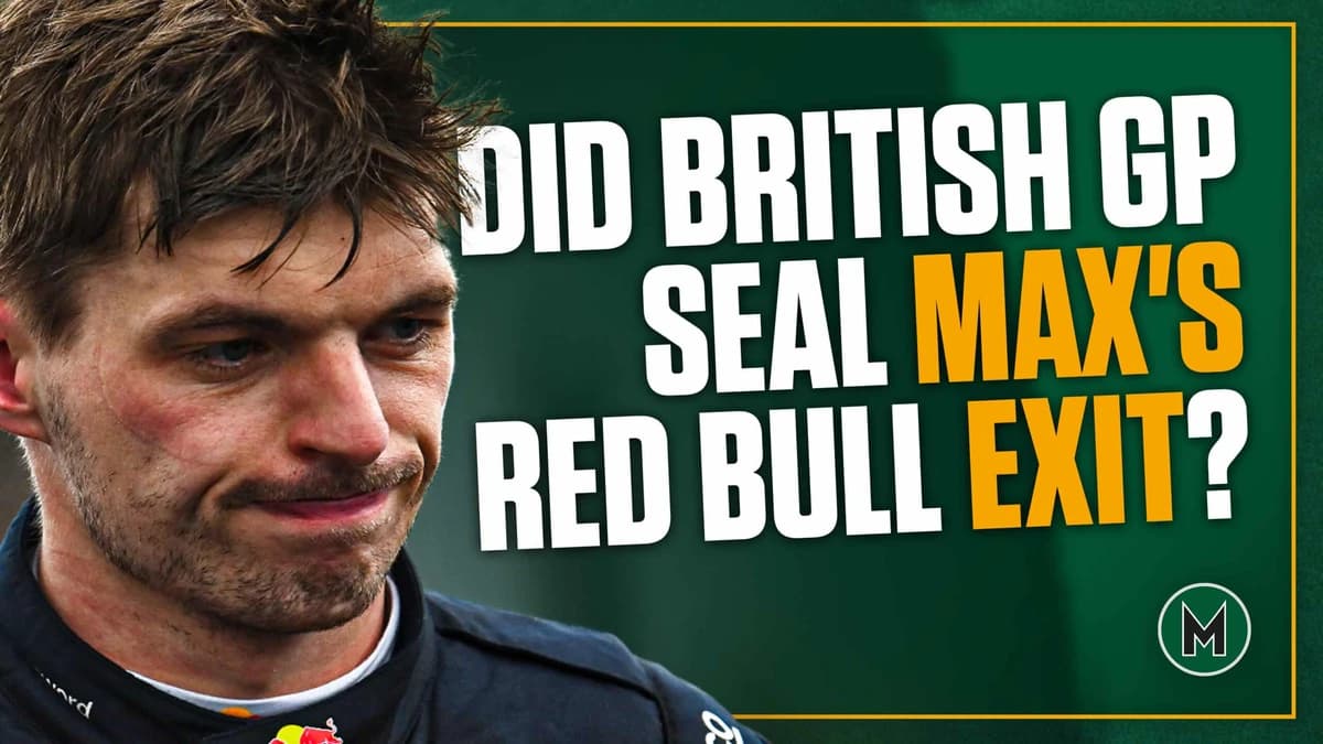 Podcast: Will British GP crash seal Max Verstappen's Red Bull exit?