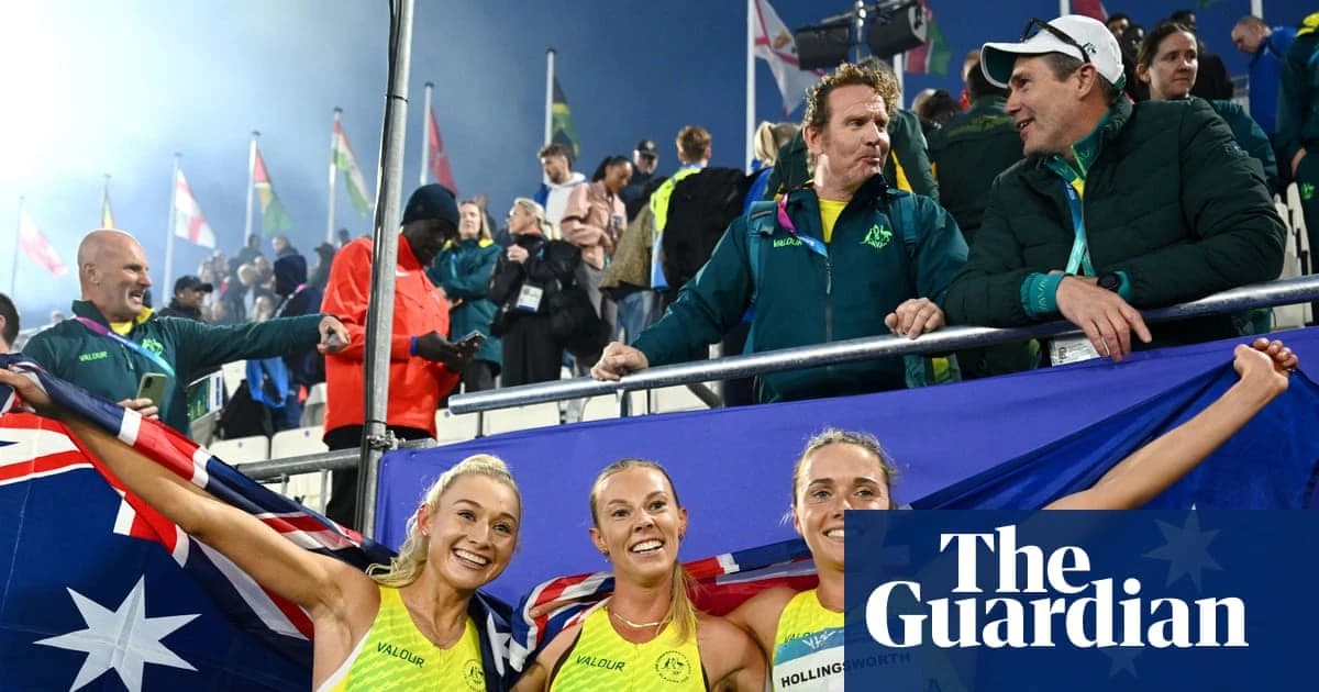 Podium sweep and relay gold cap Australia’s record athletics haul at Commonwealth Games