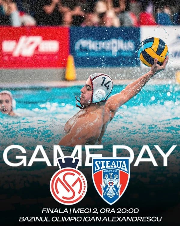 Polo pe apă: CSM Oradea - Steaua 11-10, în meciul doi al finalei
