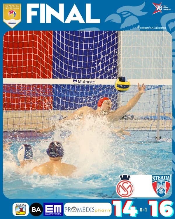 Polo: Victorie pentru Steaua în primul meci al finalei cu CSM Oradea
