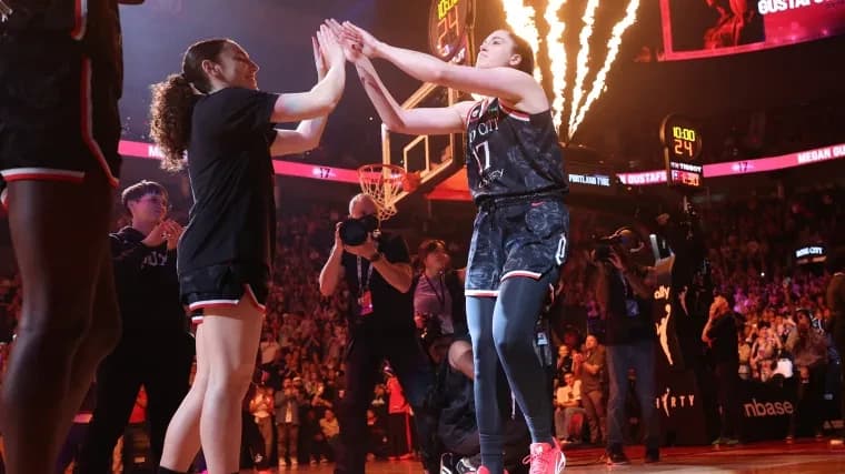 Portland Fire's Megan Gustafson embodies the story of a WNBA expansion team