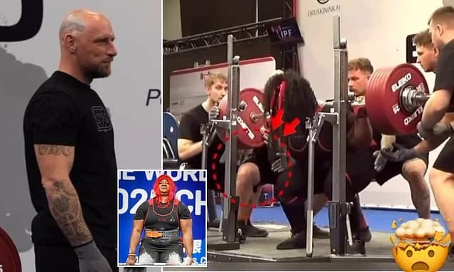 Powerlifting racism row: Spotter declares 'I am racist' after sabotaging star's record attempt - adm