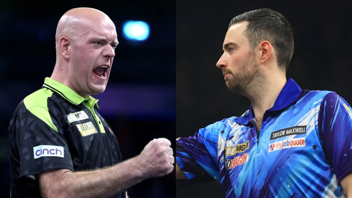Premier League Darts: Michael van Gerwen and Luke Humphries set for crucial battle in Aberdeen on Ni