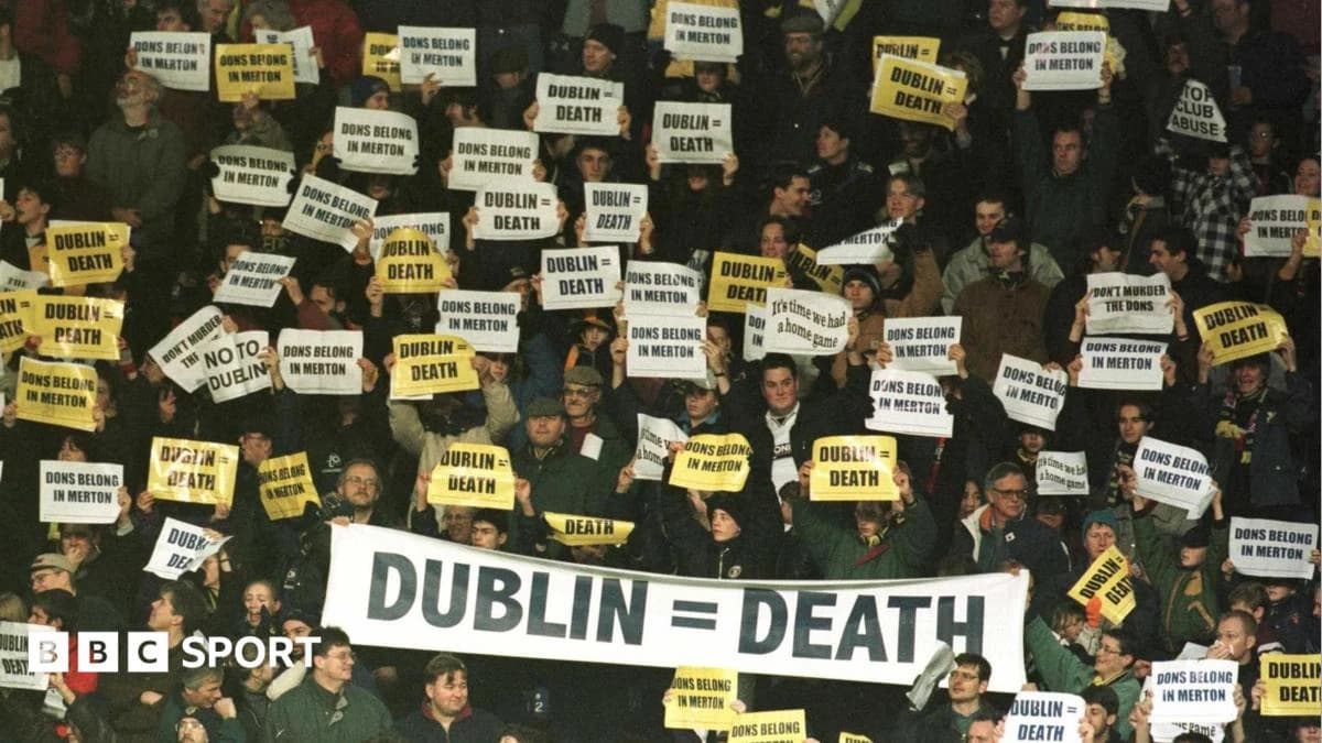 Premier League: Remembering the audacious attempt to turn Wimbledon into the Dublin Dons