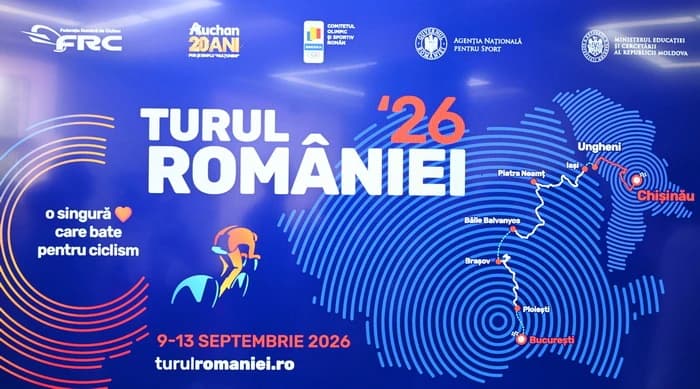 Premieră istorică la Turul României: competiția de ciclism reunește cele două maluri ale Prutului, i