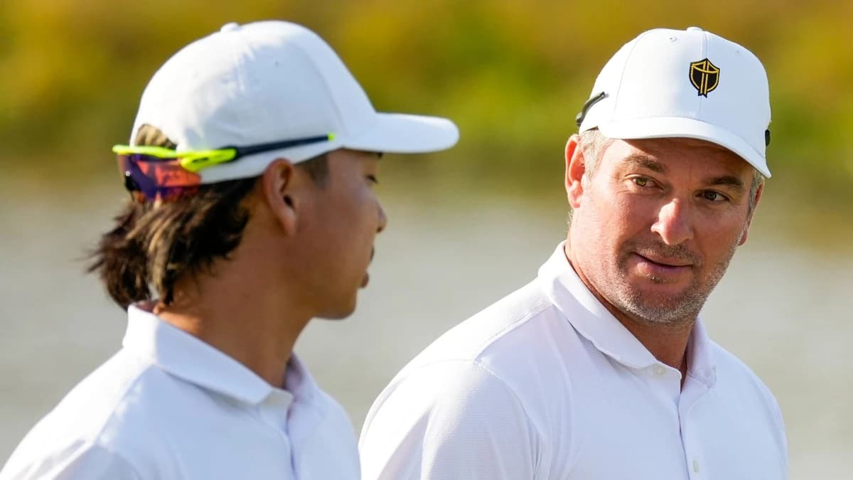 Presidents Cup: International Team take historic 10.5-7.5 lead over Team USA into Sunday singles and