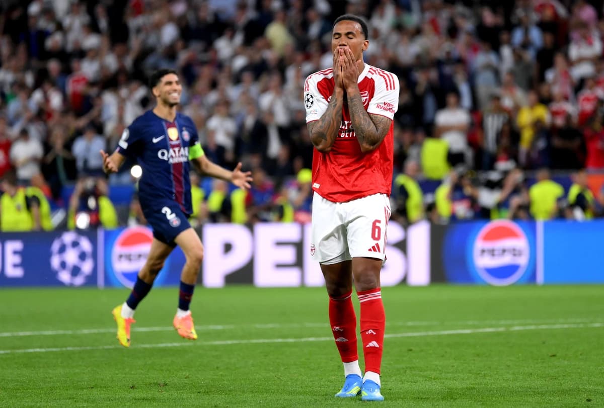 Prima reacție a lui Gabriel Magalhaes, după ce a ratat penalty-ul decisiv în finala Champions League