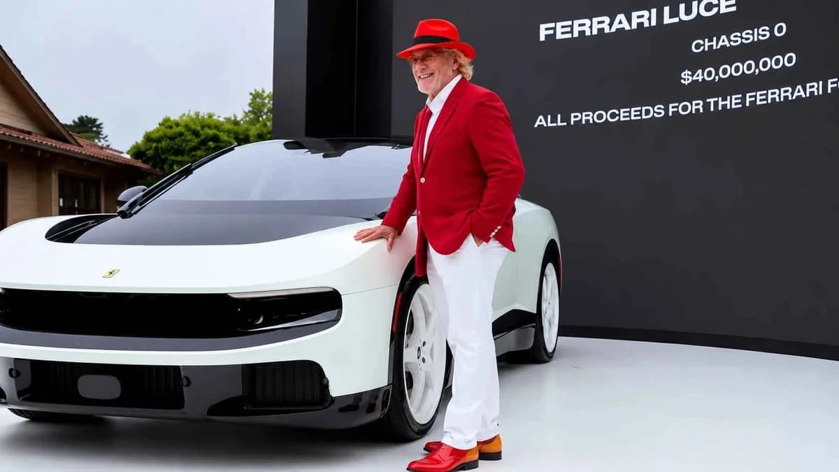 Primul Ferrari Luce, ridiculizat pe internet drept „cel mai urât” Ferrari, s-a vândut pentru 40 de m