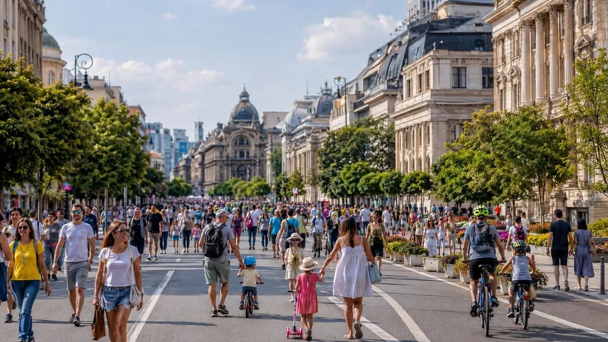 Program complet Străzi Deschise în weekendul de Sfânta Maria. Ce este campania „Emoții în Oraș” și u