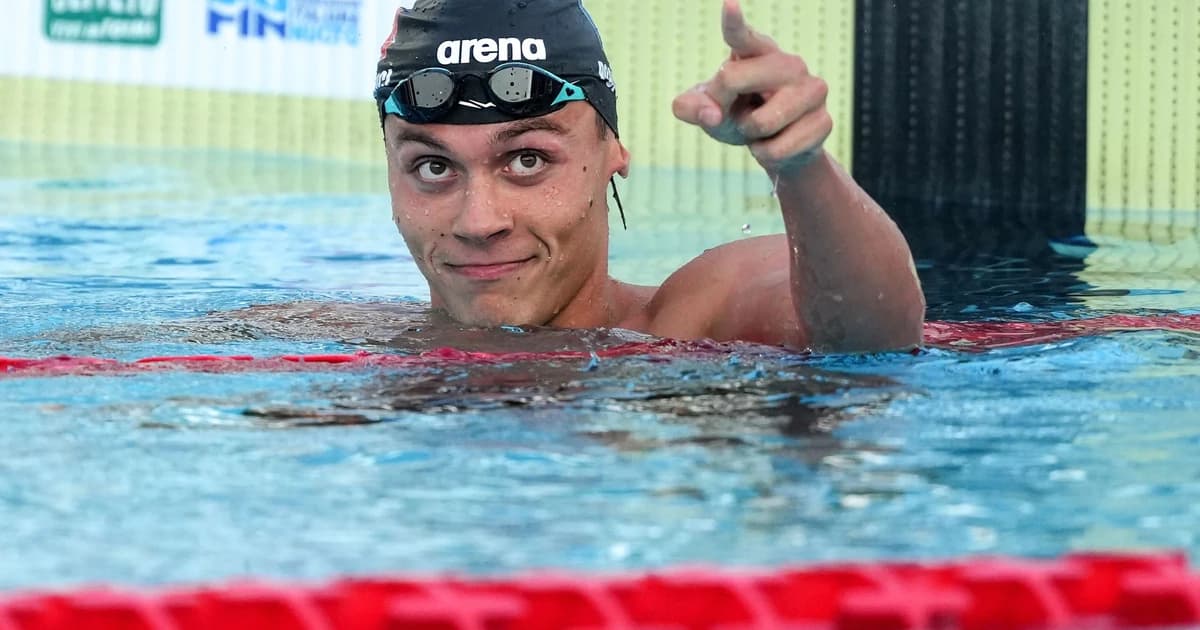 Programul lui David Popovici la Campionatele Europene de înot! Starul începe cu proba de 100 m liber