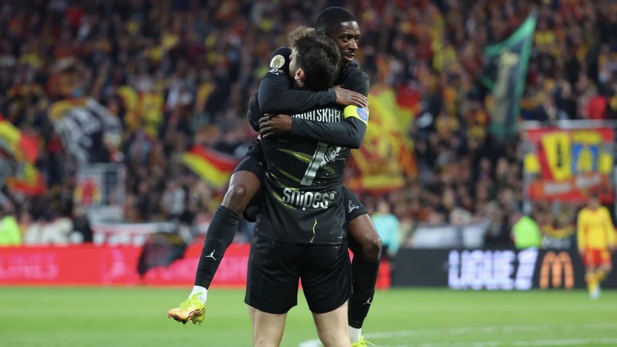 PSG beat Lens to clinch 5th straight Ligue 1 title...