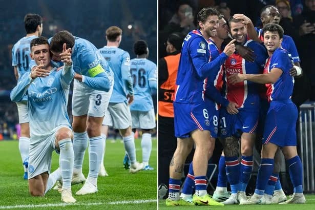 PSG earn statement Barcelona win as Phil Foden continues hot streak for Man City