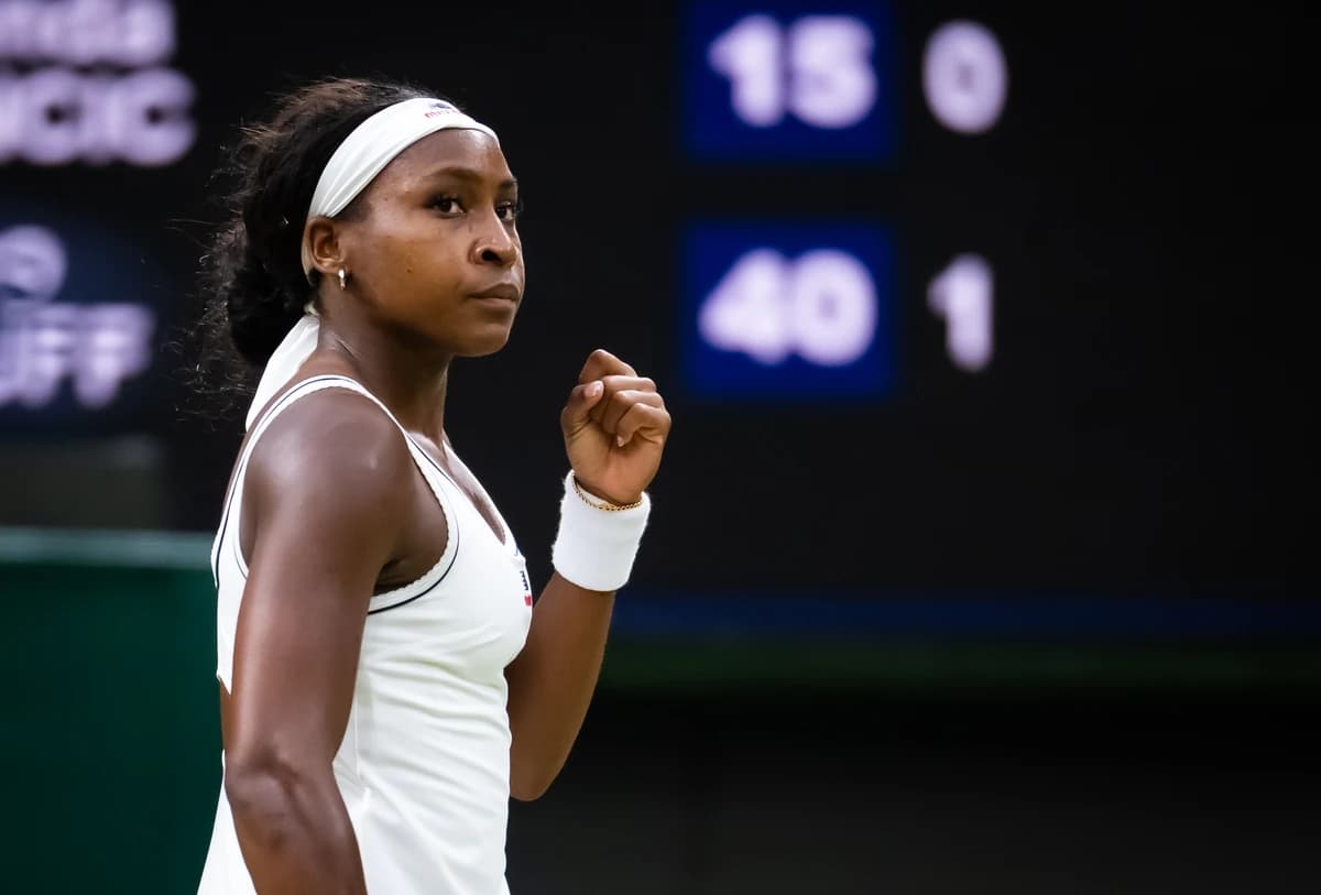 Quarterfinals at last! Gauff edges Bencic to break new ground at Wimbledon