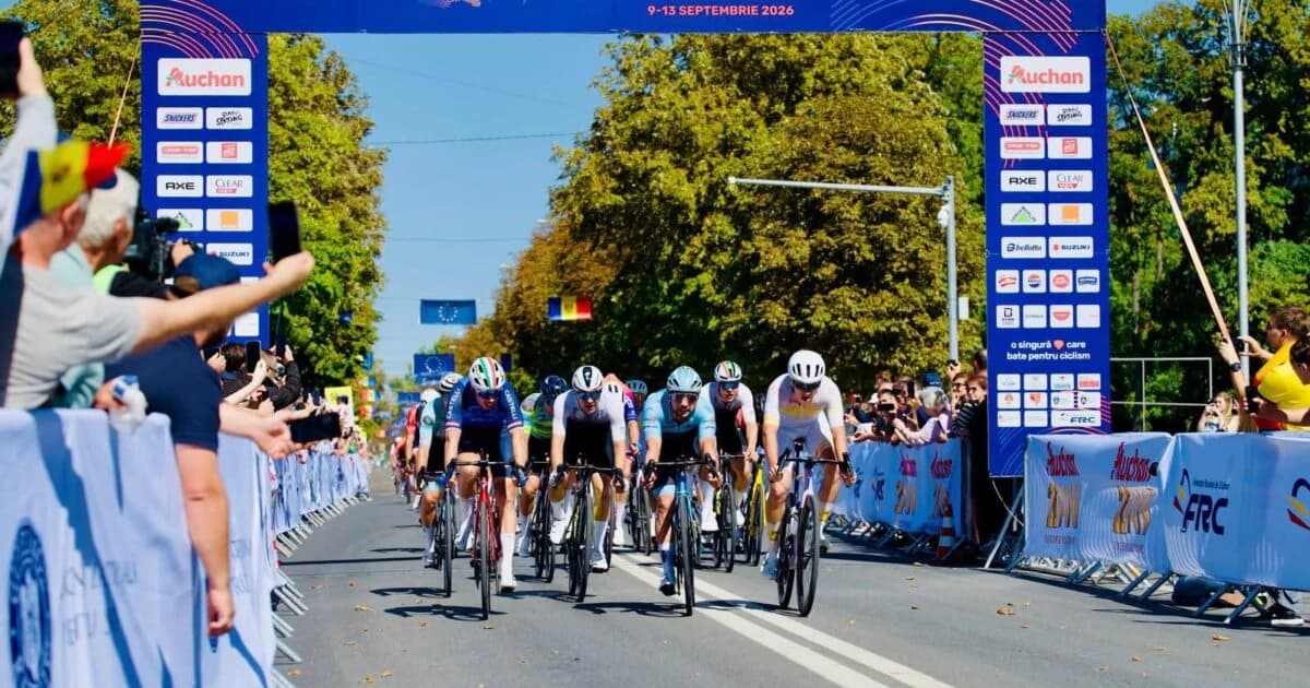 Radoslaw Fratczak, primul lider din Turul României 2026. Polonezul s-a impus la sprint în etapa inau