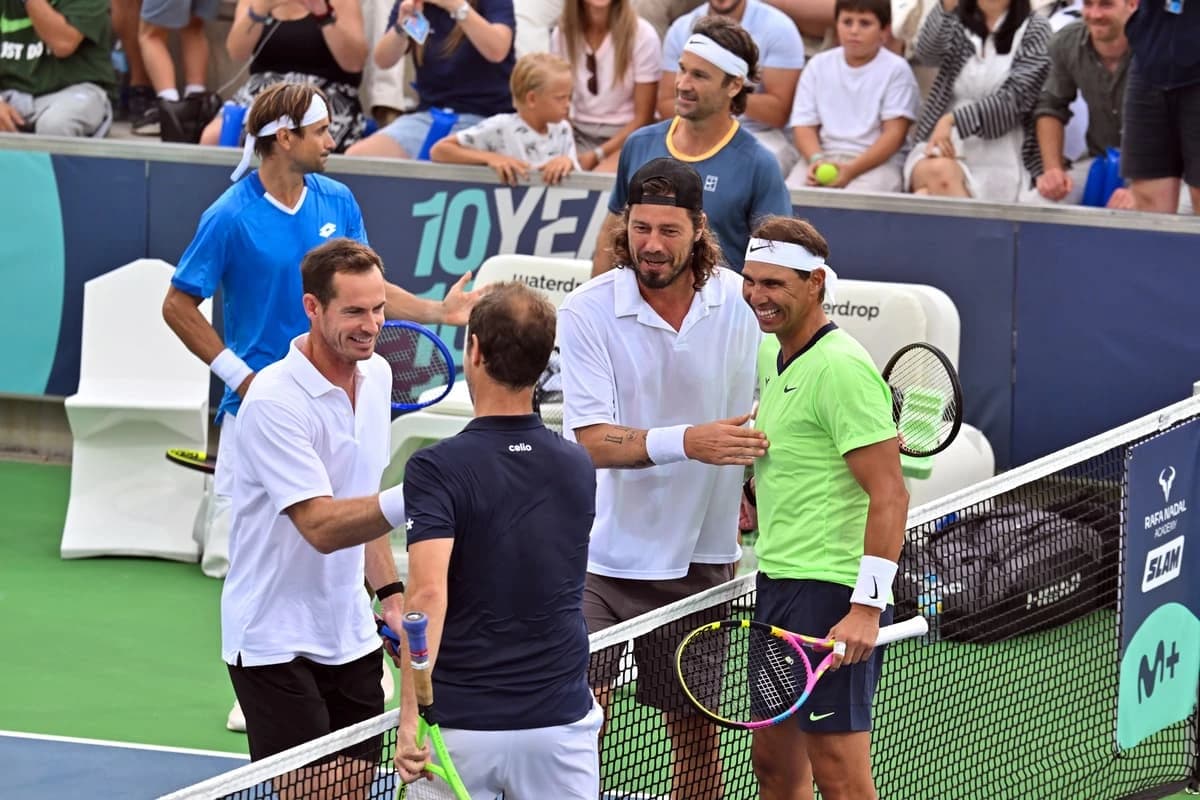 Rafael Nadal Academy Slam: Full results as Andy Murray and Spaniard reunite in stunning one-off tenn