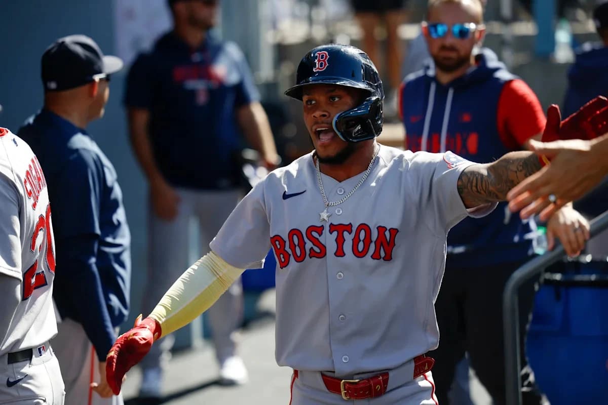 Rafaela homers for 3rd straight game as the Red Sox beat the Dodgers 8-4 for 3-game sweep
