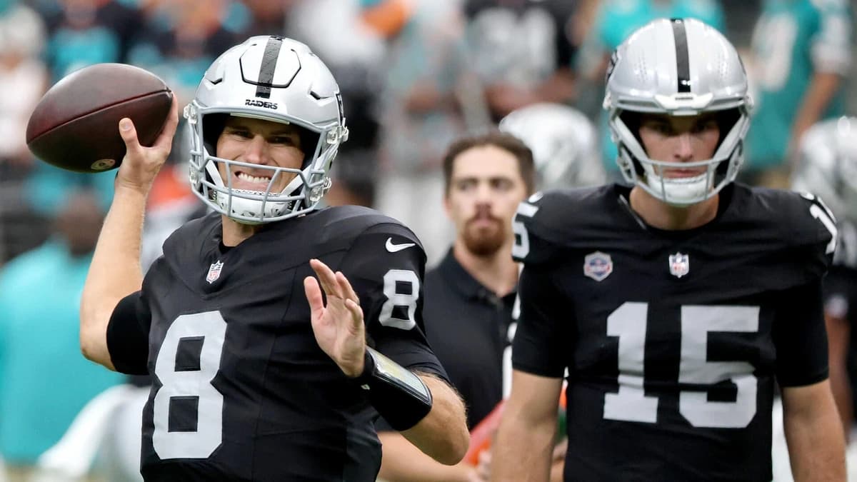 Raiders have 'no controversy' at QB as Klint Kubiak commits to Kirk Cousins over Fernando Mendoza
