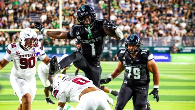 Rainbow Warriors break through, beat Aggies 29–19