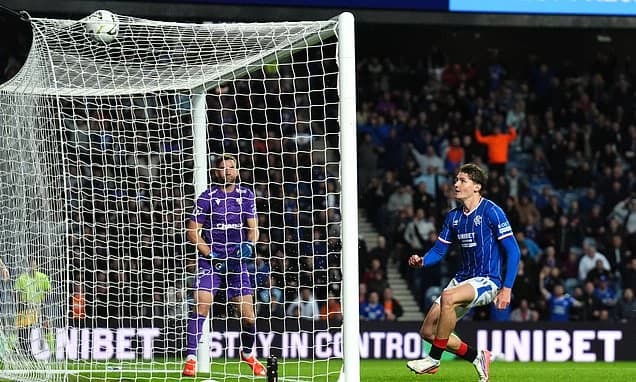 RANGERS 1 JABLONEC 0: Ryan Naderi nets to nick a narrow lead but Ibrox men remain so unconvincing